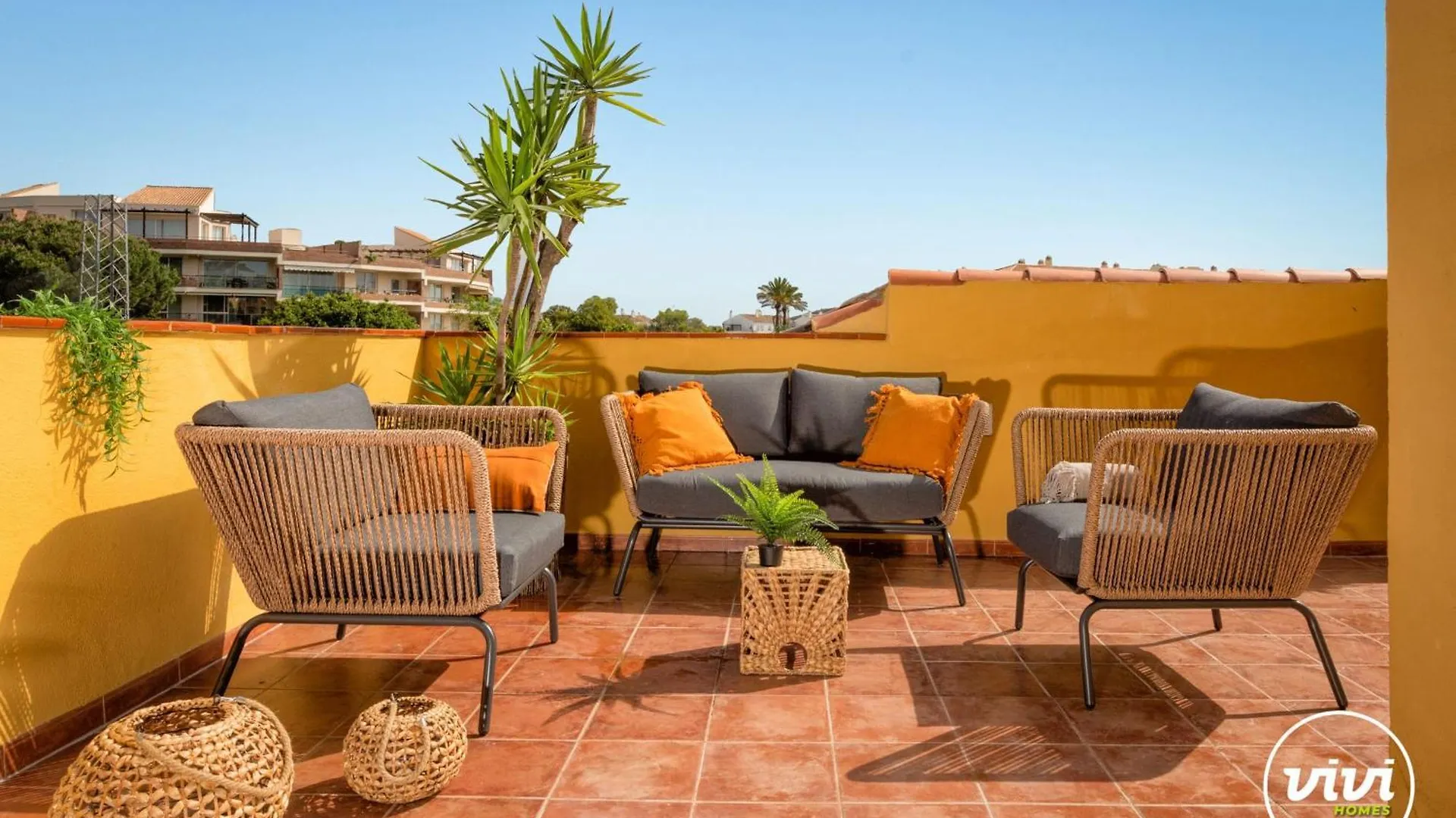 לה קאלה דה מיחאס Vivi Homes - Girasol Pool, Golf, View & Terrace דירה